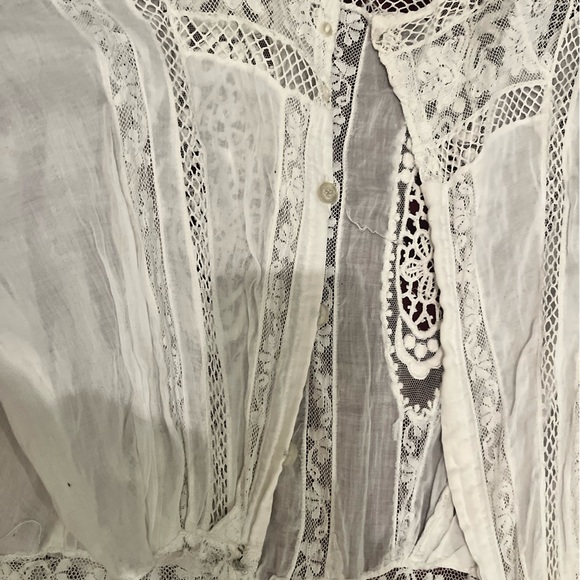 ANTIQUE 🌹ROMANTIC 🌹EDWARDIAN TEA DRESS - Picture 7 of 14